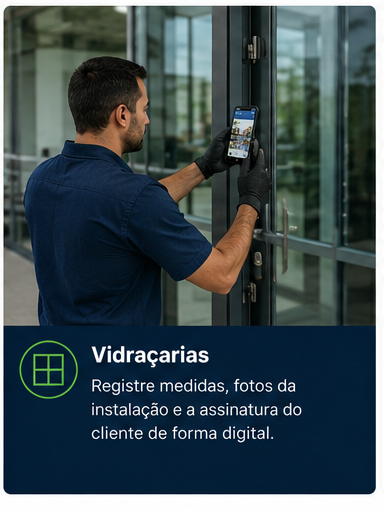 Assistência Técnica com checklist no celular